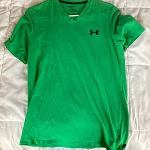 Green Under Armour Vneck